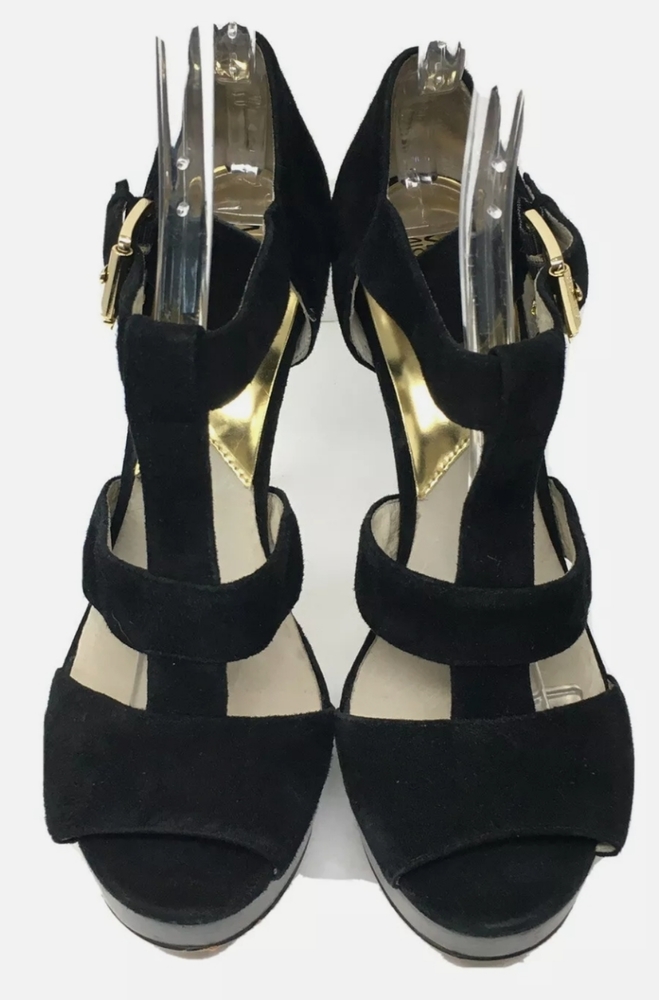 Michael Kors Open Toe Platform Heels 9.5M - Picture 3 of 9
